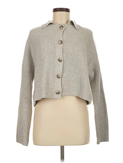 Pre-owned Jessica Simpson Cardigan Sweater In Gray
