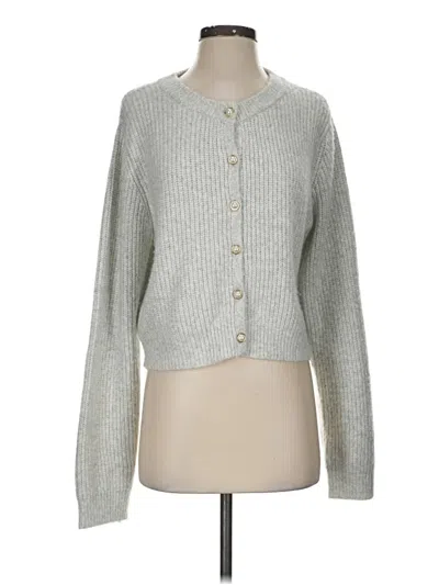 Pre-owned Jessica Simpson Cardigan Sweater In Gray