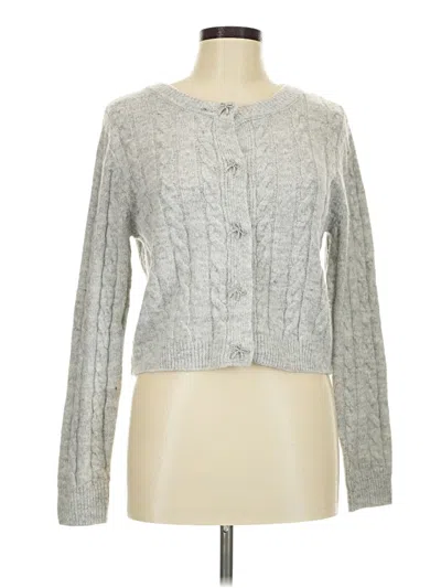 Pre-owned Jessica Simpson Cardigan Sweater In Gray