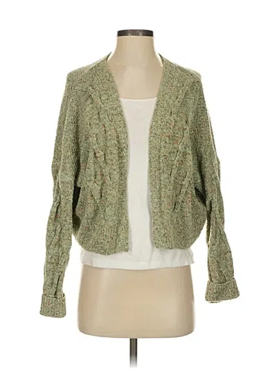 Pre-owned Jessica Simpson Cardigan Sweater In Green