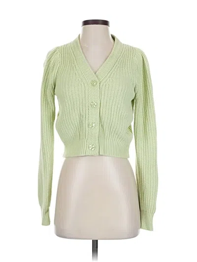Pre-owned Jessica Simpson Cardigan Sweater In Green