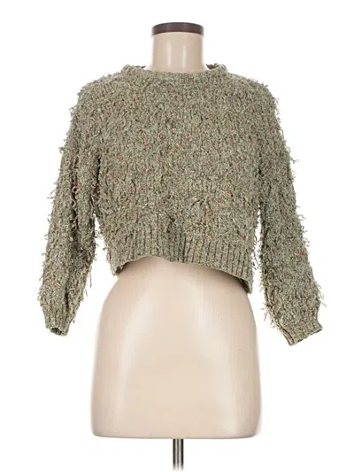 Pre-owned Jessica Simpson Cardigan Sweater In Green