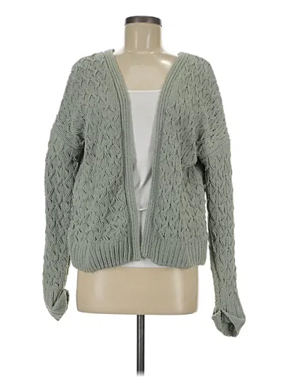 Pre-owned Jessica Simpson Cardigan Sweater In Green