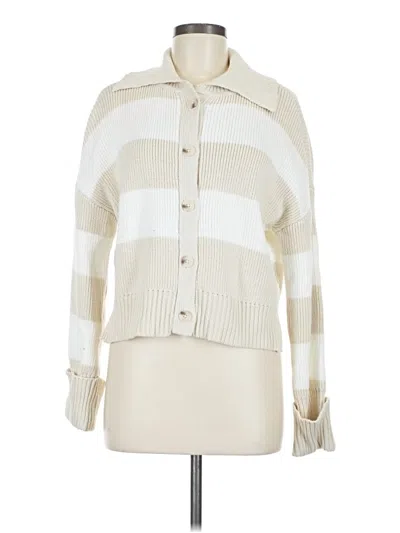 Pre-owned Jessica Simpson Cardigan Sweater In Ivory