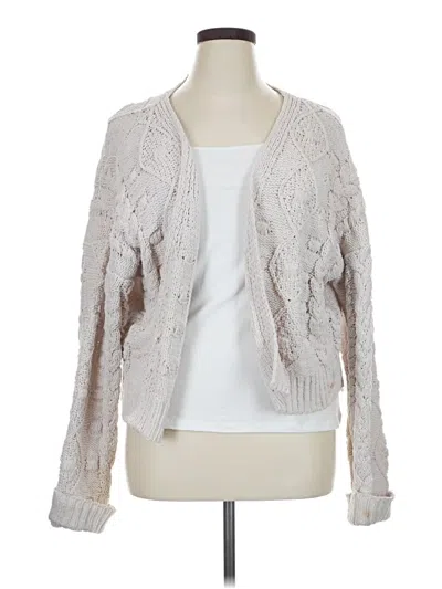 Pre-owned Jessica Simpson Cardigan Sweater In Ivory