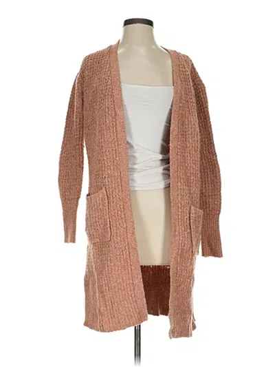 Pre-owned Jessica Simpson Cardigan Sweater In Orange