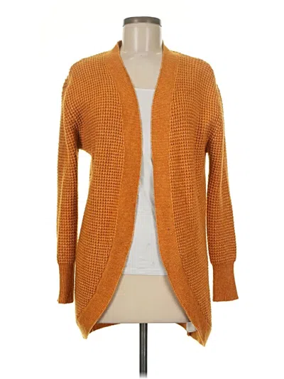 Pre-owned Jessica Simpson Cardigan Sweater In Orange