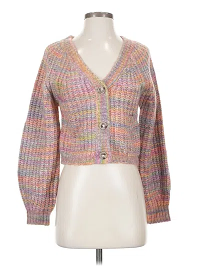 Pre-owned Jessica Simpson Cardigan Sweater In Pink