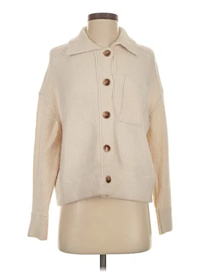 Pre-owned Jessica Simpson Cardigan Sweater In Tan