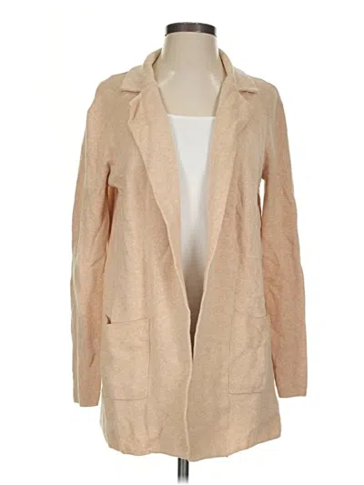 Pre-owned Jessica Simpson Cardigan Sweater In Tan