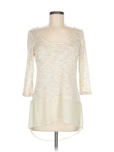 Pre-owned Jessica Simpson Cardigan Sweater In White