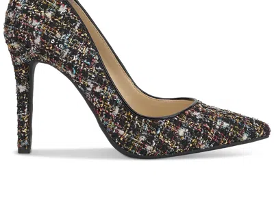 Jessica Simpson Cassani Pump In Black Sparkle Tweed In Black Tweed
