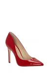 JESSICA SIMPSON CASSANI PUMPS IN RED PATENT