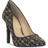 Jessica Simpson Cassani Pump In Black Sparkle Tweed In Black