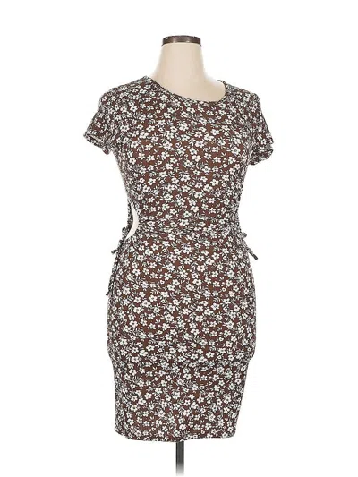 Pre-owned Jessica Simpson Casual Dress In Brown
