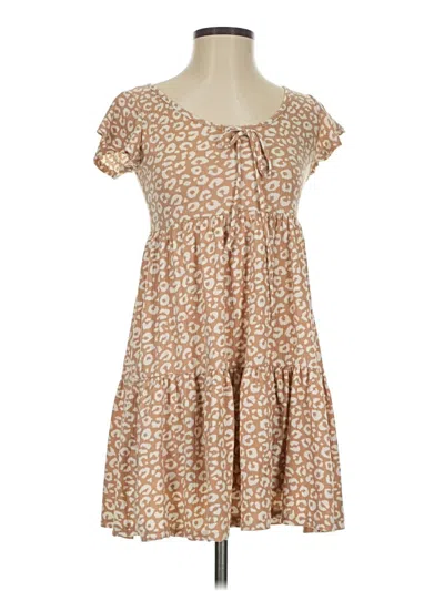 Pre-owned Jessica Simpson Casual Dress In Brown