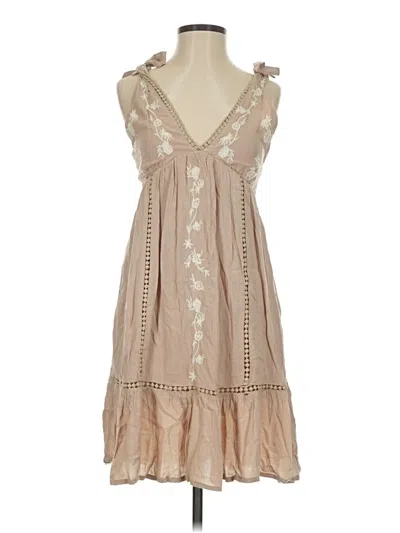 Pre-owned Jessica Simpson Casual Dress In Brown