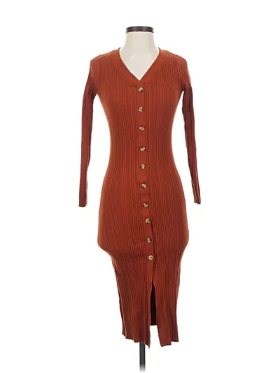Pre-owned Jessica Simpson Casual Dress In Brown