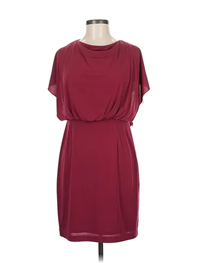 Pre-owned Jessica Simpson Casual Dress In Burgundy