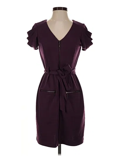 Pre-owned Jessica Simpson Casual Dress In Burgundy