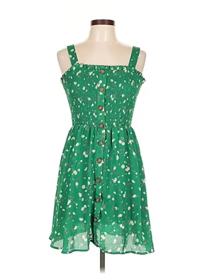 Pre-owned Jessica Simpson Casual Dress In Green