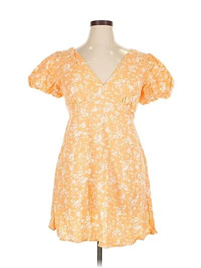 Pre-owned Jessica Simpson Casual Dress In Orange
