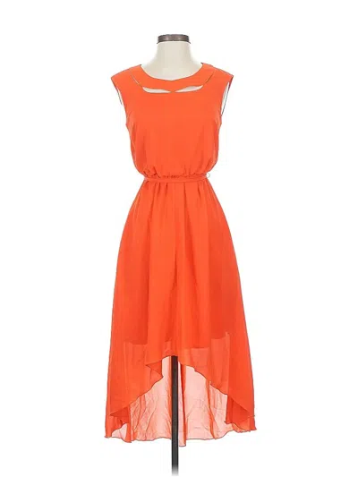 Pre-owned Jessica Simpson Casual Dress In Orange