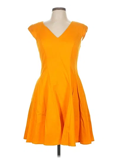 Pre-owned Jessica Simpson Casual Dress In Orange