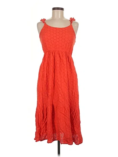 Pre-owned Jessica Simpson Casual Dress In Orange