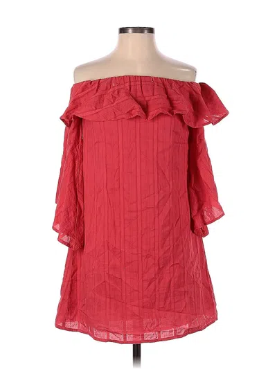 Pre-owned Jessica Simpson Casual Dress In Red