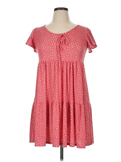 Pre-owned Jessica Simpson Casual Dress In Red