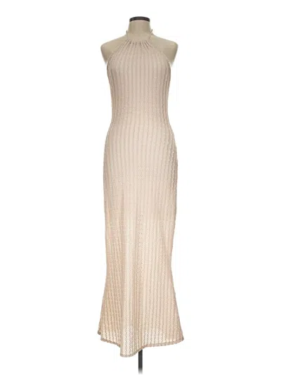 Pre-owned Jessica Simpson Casual Dress In Tan