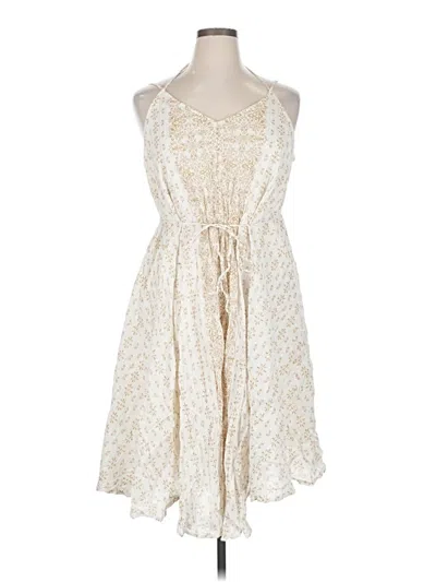 Pre-owned Jessica Simpson Casual Dress In White