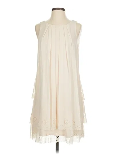 Pre-owned Jessica Simpson Casual Dress In White