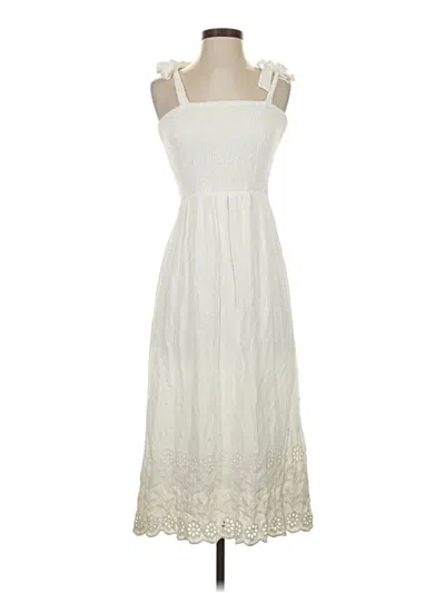 Pre-owned Jessica Simpson Casual Dress In White