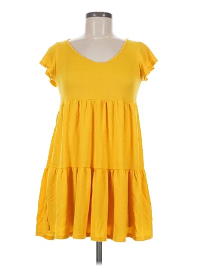 Pre-owned Jessica Simpson Casual Dress In Yellow