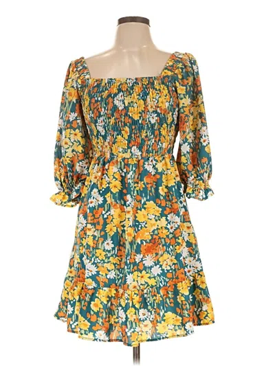 Pre-owned Jessica Simpson Casual Dress In Yellow