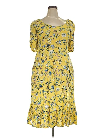 Pre-owned Jessica Simpson Casual Dress In Yellow