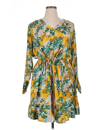 Pre-owned Jessica Simpson Casual Dress In Yellow