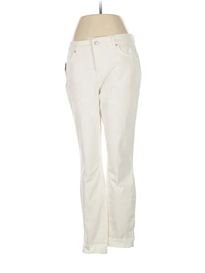 Pre-owned Jessica Simpson Casual Pants In White