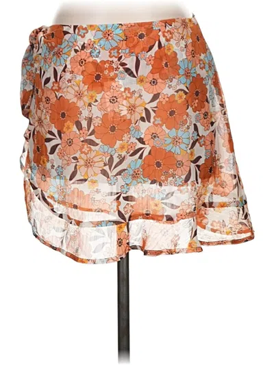 Pre-owned Jessica Simpson Casual Skirt In Orange