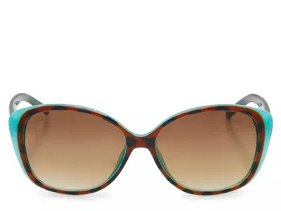 Jessica Simpson Cateye Overlay Sunglasses In Multi