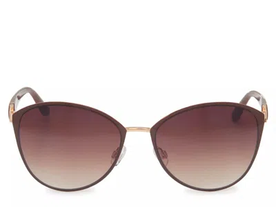 Jessica Simpson Cateye Sunglasses In Brown