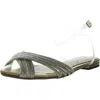 Jessica Simpson Chavi Womens Embellished Manmade Ankle Strap In Multi