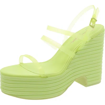 Jessica Simpson Cholena Womens Strappy Buckle Platform Sandals In Multi