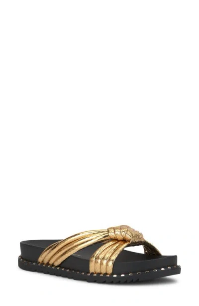 Jessica Simpson Cilleva Slide Sandal In Gold