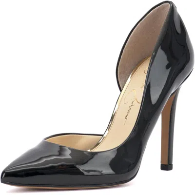 Jessica Simpson Claudette Womens D'orsay Heels In Black