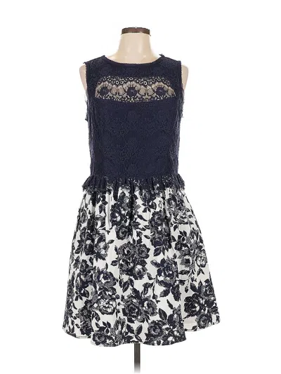 Pre-owned Jessica Simpson Cocktail Dress In Blue