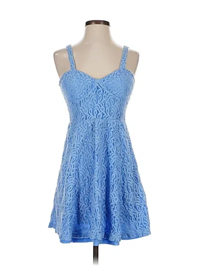 Pre-owned Jessica Simpson Cocktail Dress In Blue