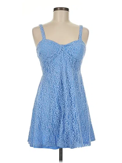 Pre-owned Jessica Simpson Cocktail Dress In Blue